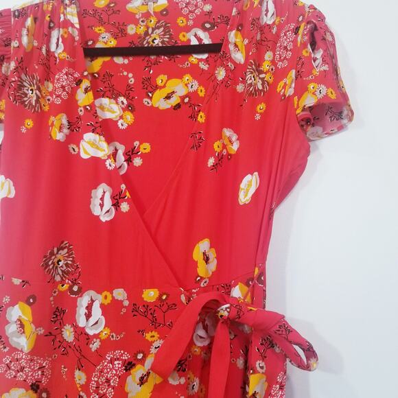 Free People Floral Maxi Wrap Dress - Picture 10 of 12